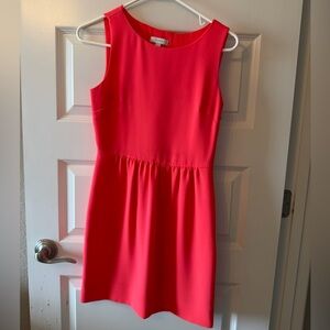 J. Crew Vibrant Coral Sleeveless Top